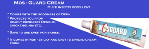 Mosquito Mos-Guard Repellent Cream